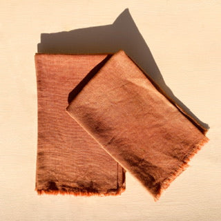 Naturally Dyed Linen Napkins