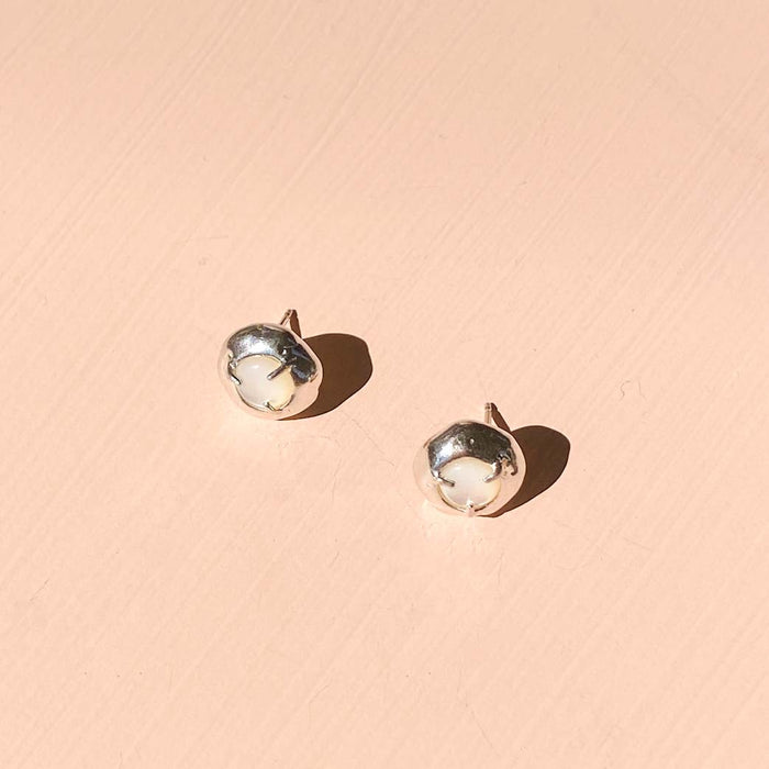 Keeper Studs with Mother of Pearl