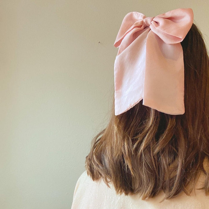 Large Silk Hair Bows