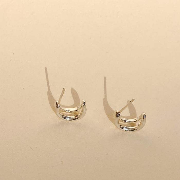 Gemella Hoops | Sterling Silver