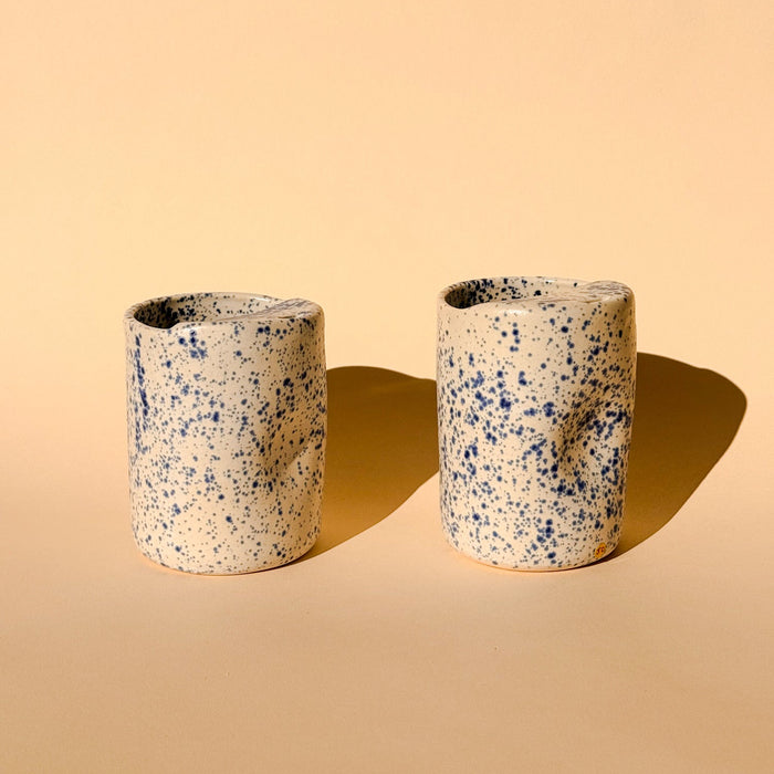 Blue Speckled To-Go Cup