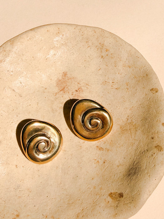 Compass Earrings~Bronze