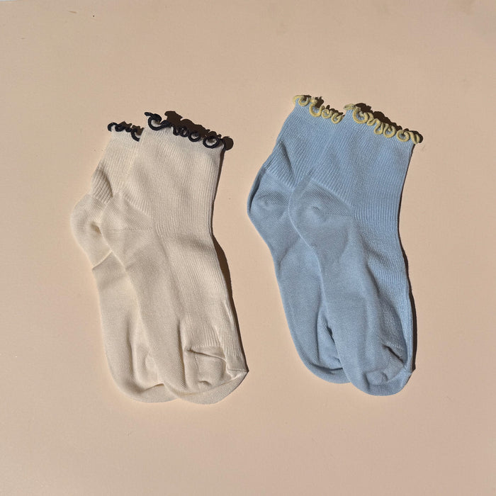 Petite Ruffled Sock