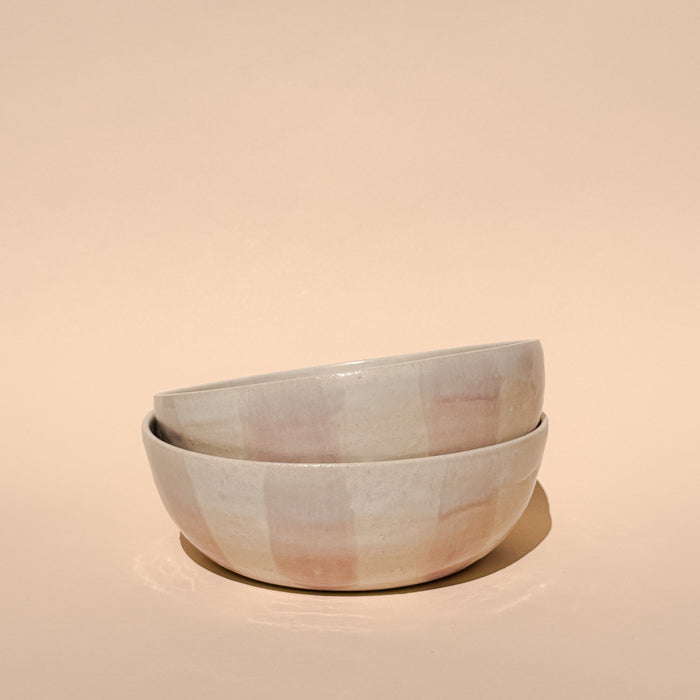 Lavender Stripe Bowls