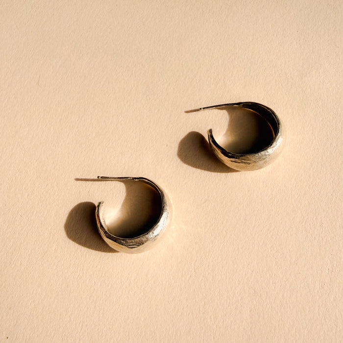 Silver Reyes Cuff Hoops