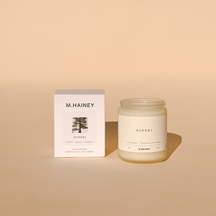 Hinoki Essential Oil Candle