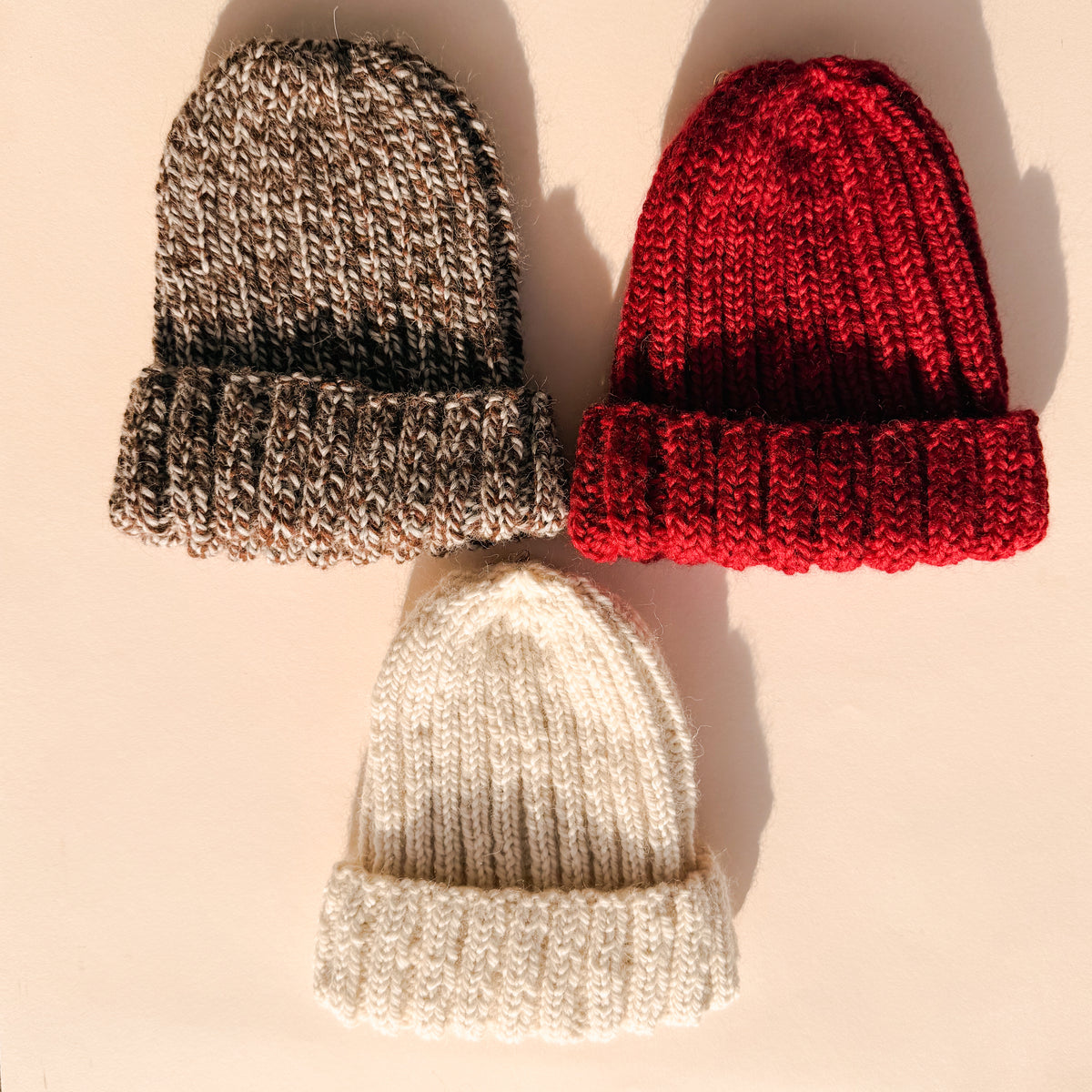 Signature Hand Knit Wool Beanies – DANO display picture 3