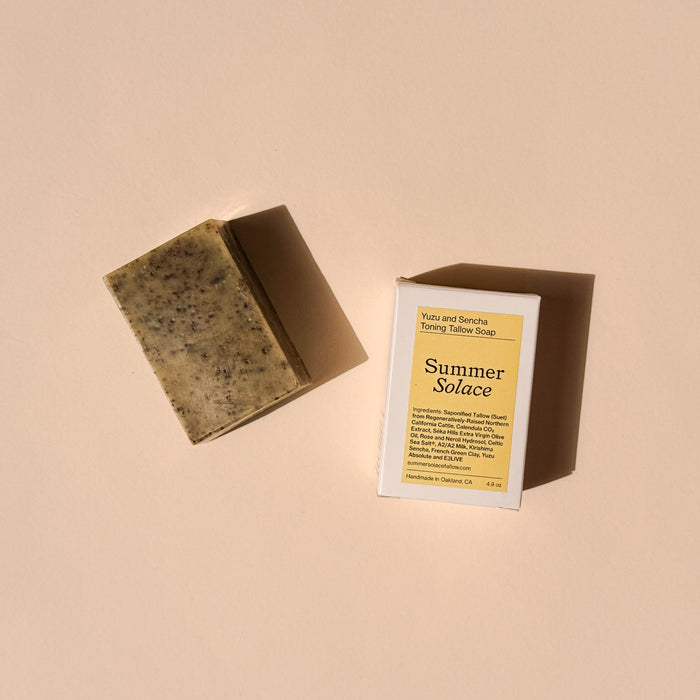 Yuzu and Sencha Toning Tallow Soap