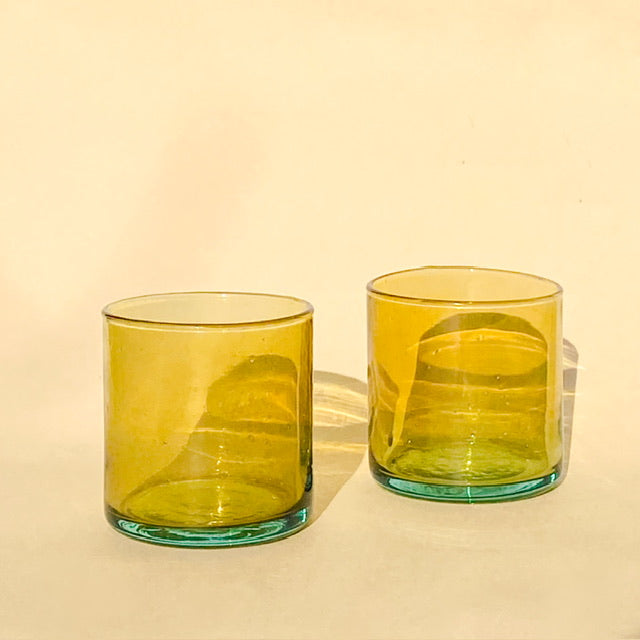 Recycled Sunflower Glass Tumblers