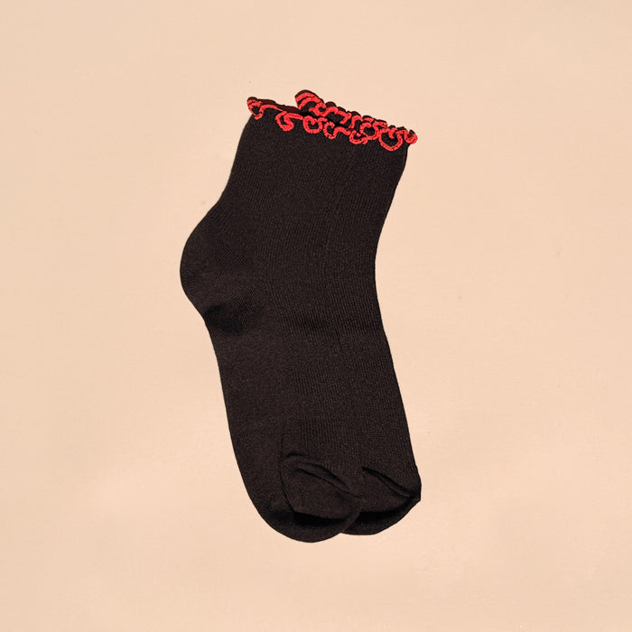 Petite Ruffled Sock