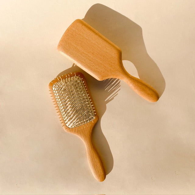 Paddle Wood Hair Brush