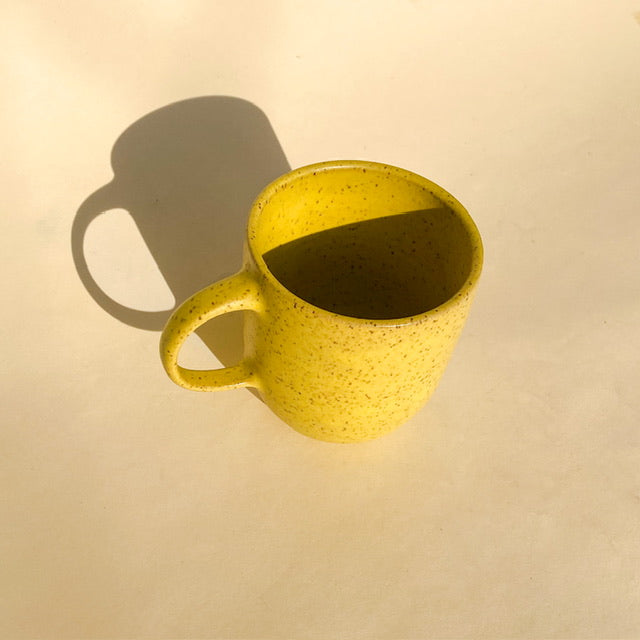 Yellow Round Mug