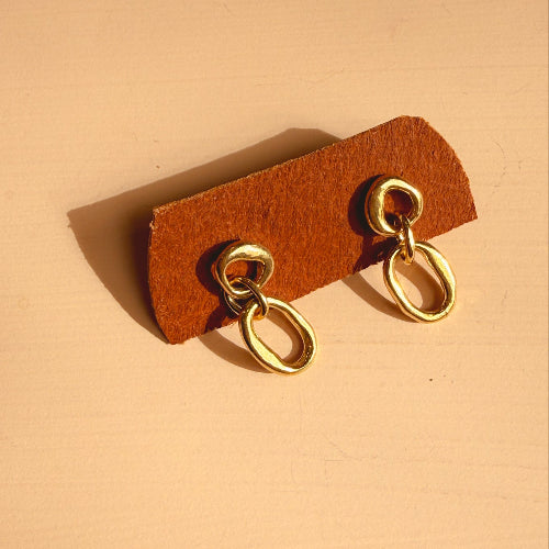 Riva Earrings ~ Bronze