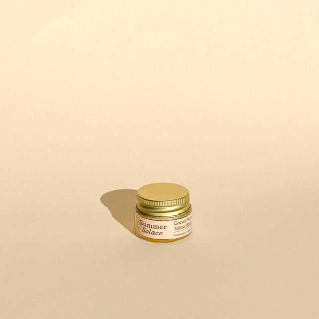 Cacao Rose Tallow Balm ~ Lip, Brow & Cuticle Balm