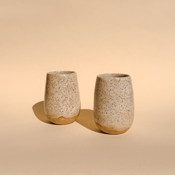 Speckled Stemless Wine Cup