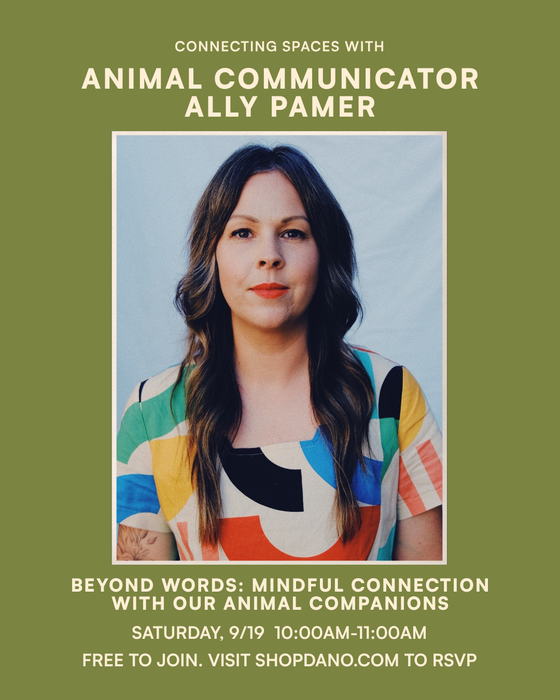 CONNECTING SPACES ~ ANIMAL TELEPATHIC COMMUNICATION ~ SAT., SPET. 19th  AT 10AM