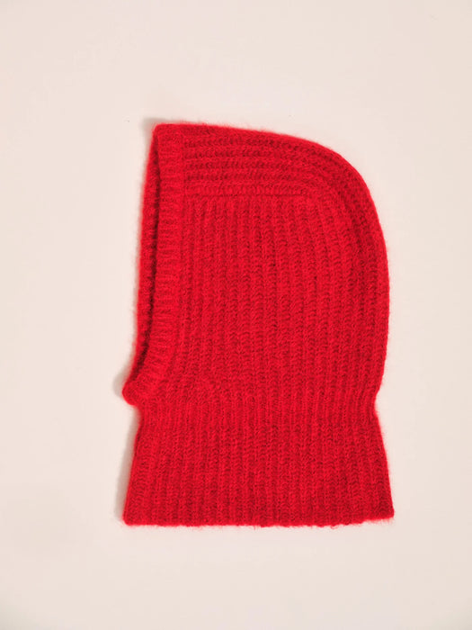 Cashmere Balaclava in Red