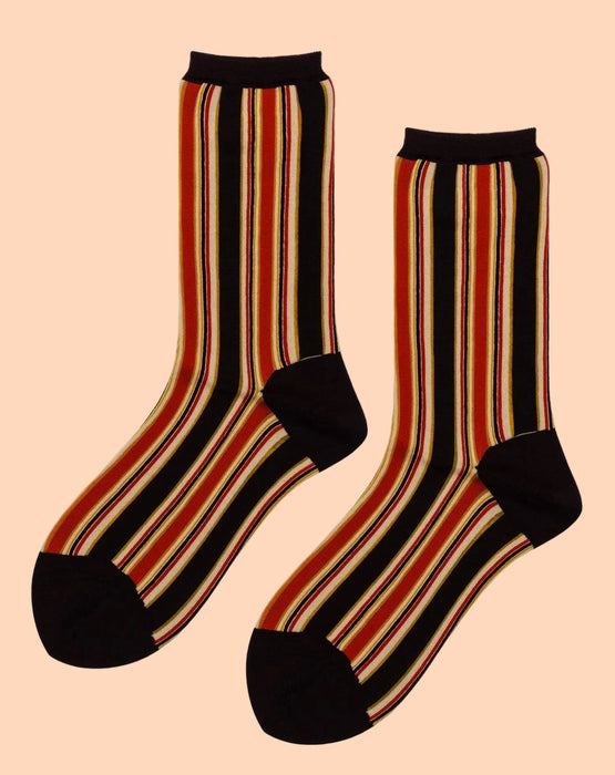 Vertical Pen Stripe Crew