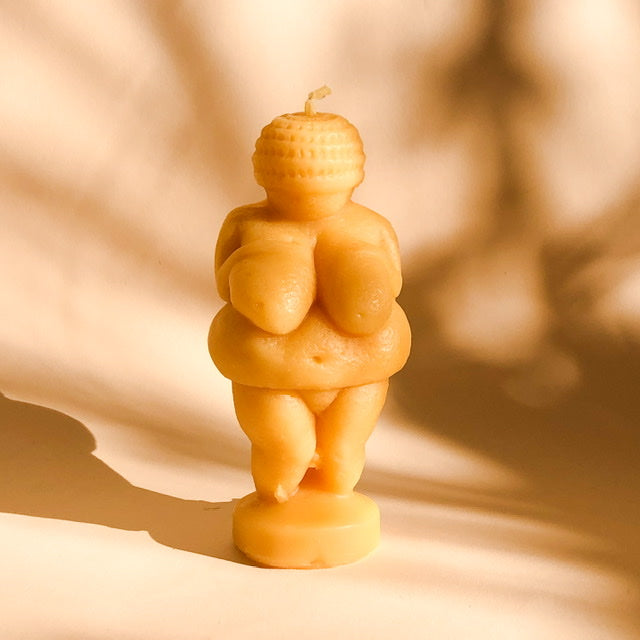 Venus of Willendorf Beeswax Candle