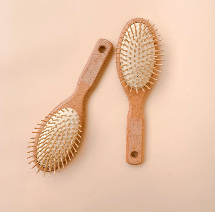 Wooden Pin Hair Brush