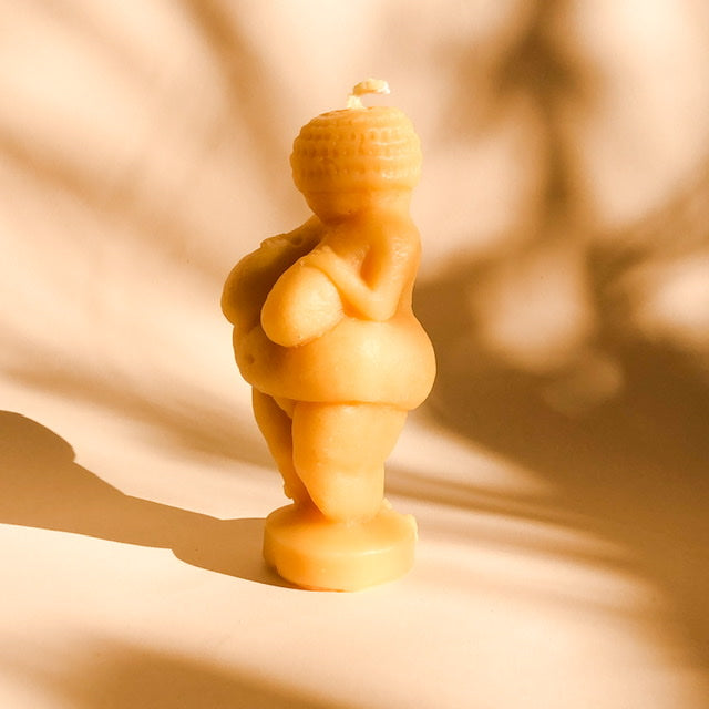 Venus of Willendorf Beeswax Candle