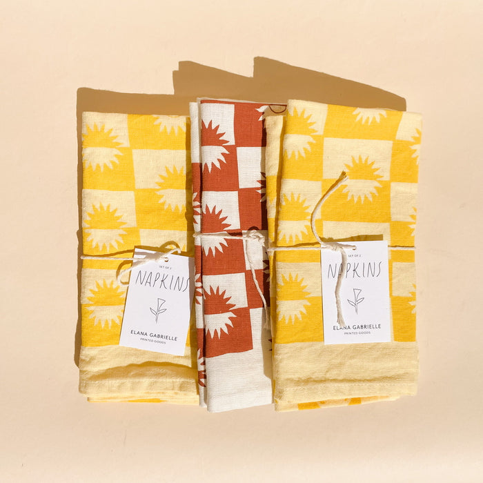 Sunrise Linen Napkins