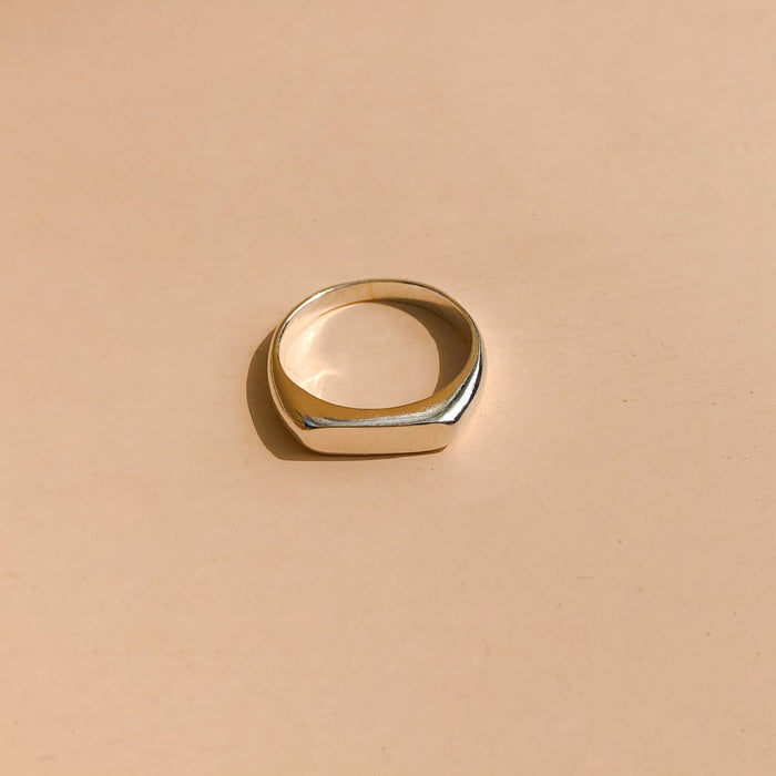 Silver Aisha Signet Ring