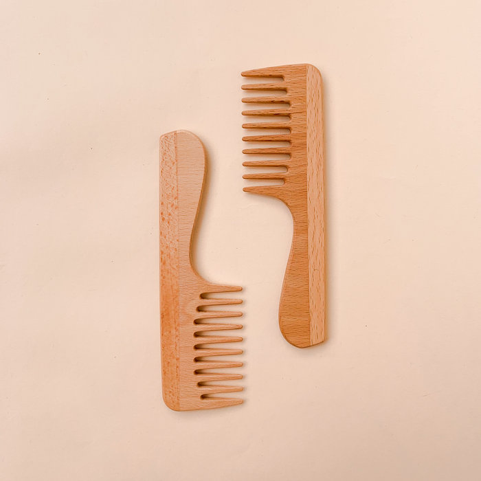 Handled Wooden Comb